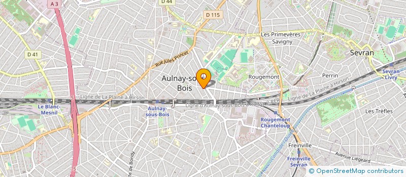 localisation de l'entreprise MONSIEUR JOAD MARTINHO à AULNAY-SOUS-BOIS