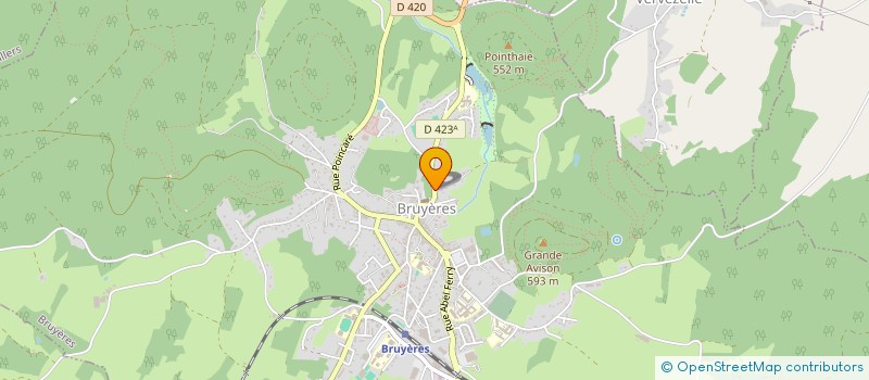 localisation de l'entreprise MONSIEUR JOAKIM AUBRY  BRUYERES