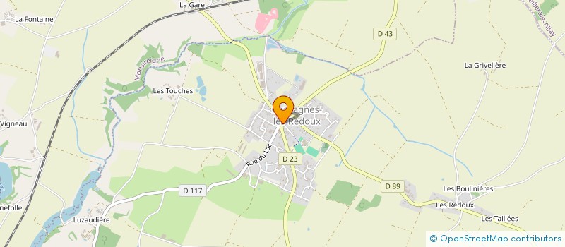 localisation de l'entreprise MONSIEUR JOAKIM BOURRINET  CHAVAGNES-LES-REDOUX