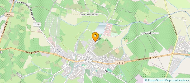 localisation de l'entreprise MONSIEUR JOAKIM CROISET  BAGES