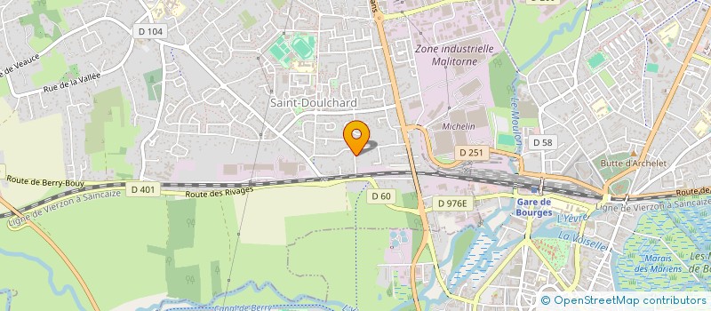 localisation de l'entreprise MONSIEUR JOAKIM PELE-LHERMINE  SAINT-DOULCHARD