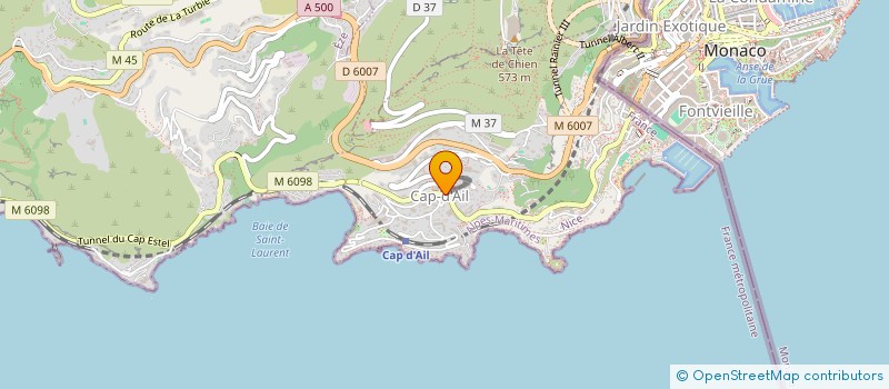 localisation de l'entreprise MONSIEUR JOAN ARLANDA à CAP-D'AIL