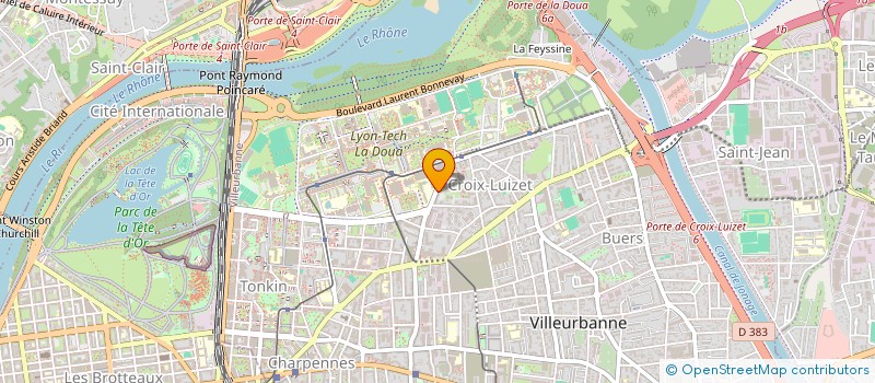 localisation de l'entreprise MONSIEUR JOAN AZIABLE à VILLEURBANNE