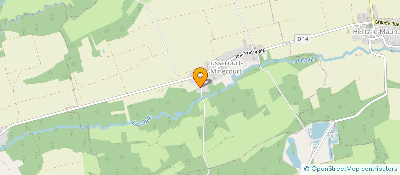 localisation de l'entreprise MONSIEUR JOAN BERLEUX  JUSSECOURT-MINECOURT
