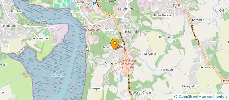 localisation de l'entreprise MONSIEUR JOAN BERNARD à SAINT-EVARZEC