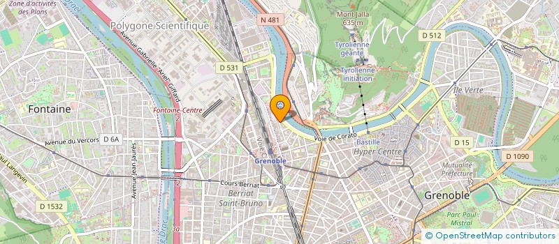 localisation de l'entreprise MONSIEUR JOAN BRUSCHETTA  GRENOBLE