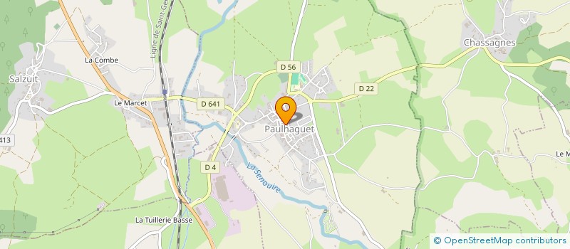 localisation de l'entreprise MONSIEUR JOAN CHASSEFEYRE  AIGUILHE