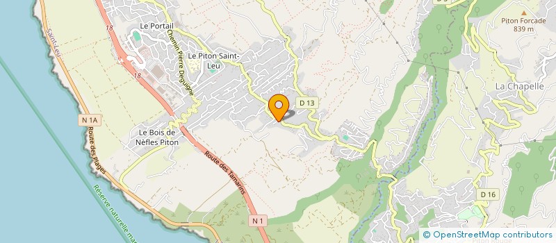 localisation de l'entreprise MONSIEUR JOAN DUPONT à SAINT-LEU