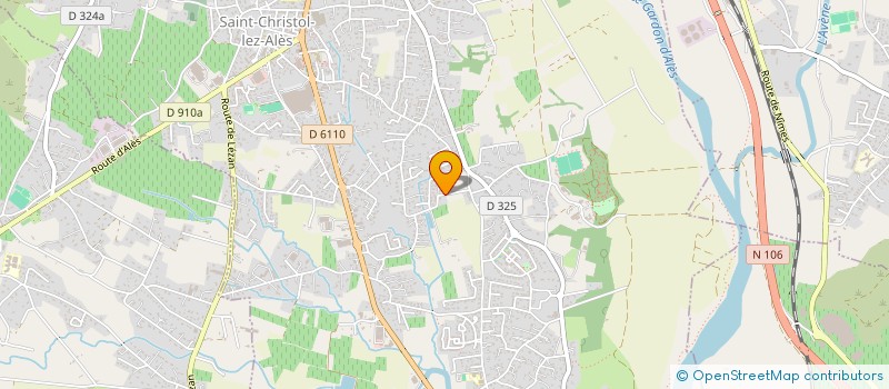 localisation de l'entreprise MONSIEUR JOAN ESCOFFIER  SAINT-CHRISTOL-LEZ-ALES