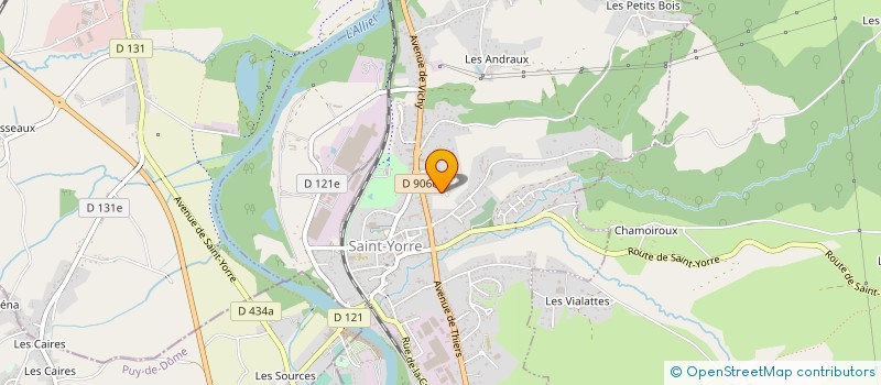 localisation de l'entreprise MONSIEUR JOAN EYMARD à SAINT-YORRE