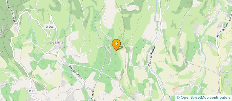 localisation de l'entreprise MONSIEUR JOAN GAVAZZENI  SAINT-APPOLINARD