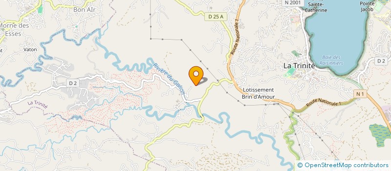 localisation de l'entreprise MONSIEUR JOAN GIBON  LA TRINITE