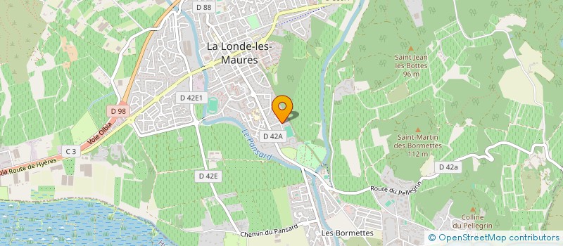 localisation de l'entreprise MONSIEUR JOAN GORCE  LA LONDE-LES-MAURES