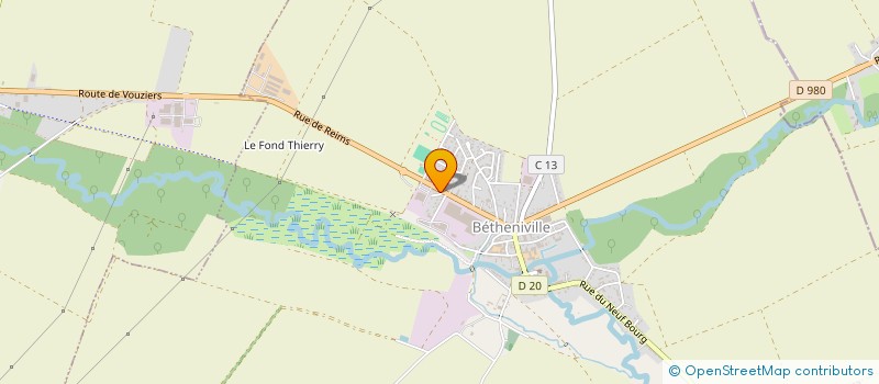 localisation de l'entreprise MONSIEUR JOAN GRUDZIEN  BETHENIVILLE