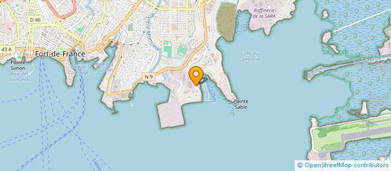 localisation de l'entreprise MONSIEUR JOAN JEAN-BAPTISTE  FORT-DE-FRANCE