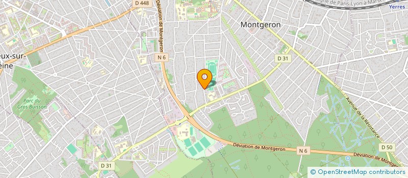 localisation de l'entreprise MONSIEUR JOAN JOLY--DJEMBO  MONTGERON