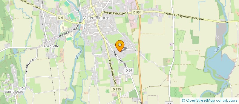 localisation de l'entreprise MONSIEUR JOAN LECREN  CAIXON