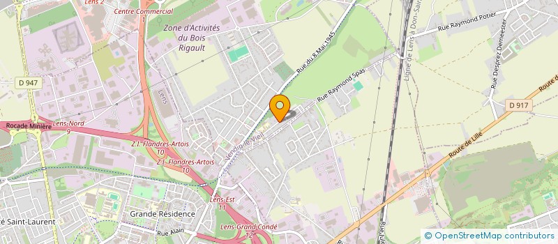 localisation de l'entreprise MONSIEUR JOAN LEPRETRE  VENDIN-LE-VIEIL