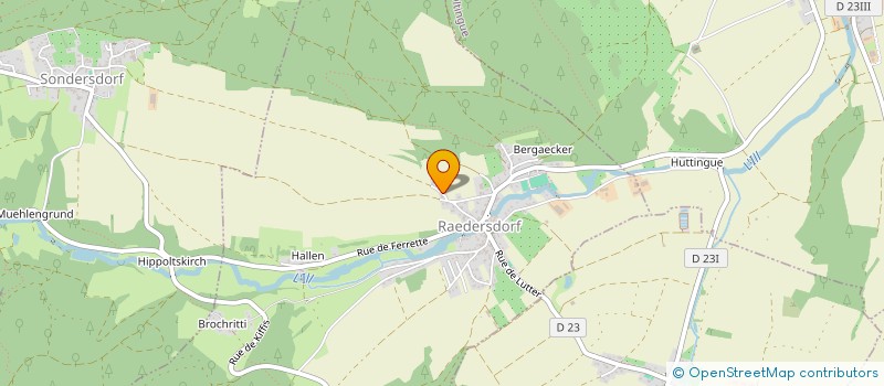 localisation de l'entreprise MONSIEUR JOAN MEISTER  RAEDERSDORF