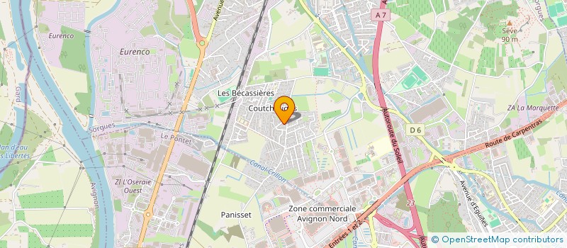 localisation de l'entreprise MONSIEUR JOAN MERCIECA  SORGUES