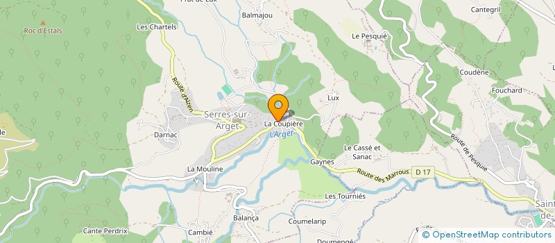 localisation de l'entreprise MONSIEUR JOAN MESLIN à SERRES-SUR-ARGET