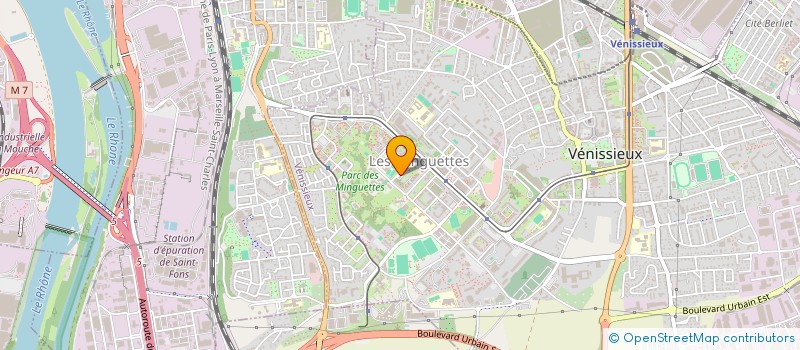 localisation de l'entreprise MONSIEUR JOAN MIWONOUKO  VENISSIEUX