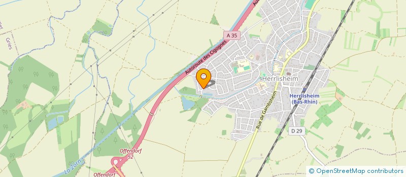 localisation de l'entreprise MONSIEUR JOAN MOURER  HERRLISHEIM