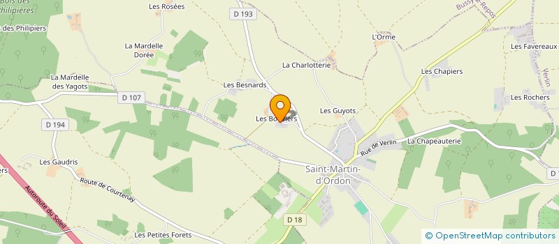 localisation de l'entreprise MONSIEUR JOAN PATINET  SAINT-MARTIN-D'ORDON