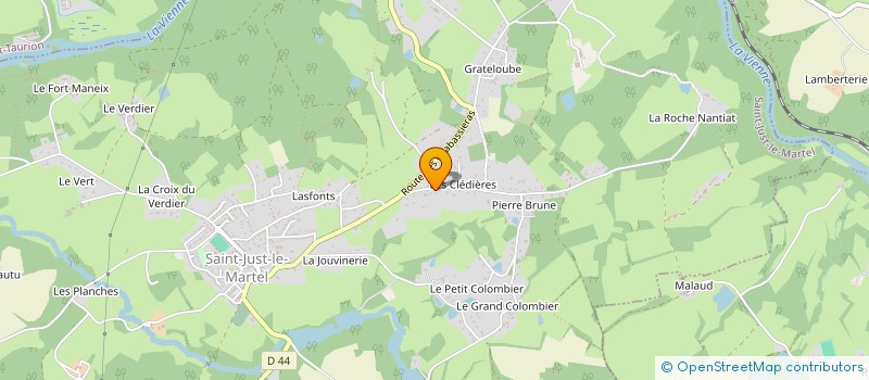 localisation de l'entreprise MONSIEUR JOAN PERSIGAND  SAINT-JUST-LE-MARTEL