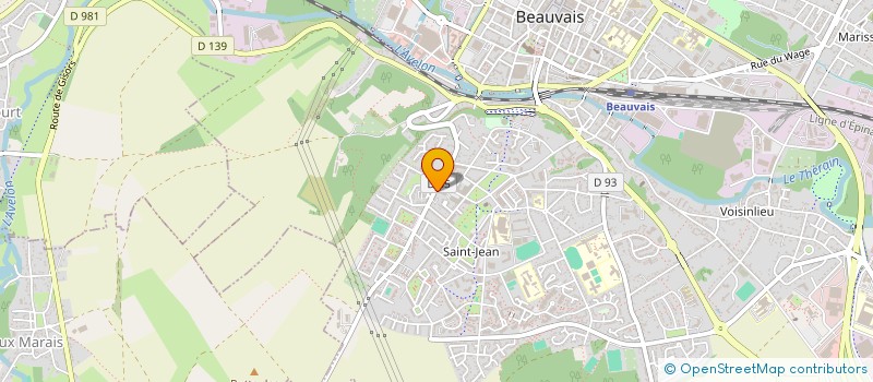 localisation de l'entreprise MONSIEUR JOAN PINYOT GARROS  BEAUVAIS