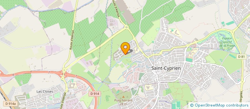 localisation de l'entreprise MONSIEUR JOAN PONCHON  SAINT-CYPRIEN