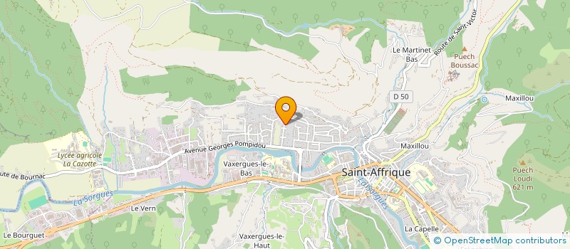 localisation de l'entreprise MONSIEUR JOAN ROUVE  SAINT-AFFRIQUE