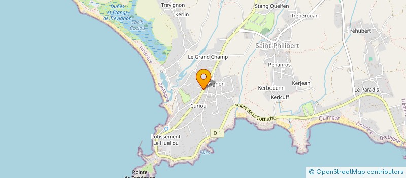 localisation de l'entreprise MONSIEUR JOAN SAMSON  TREGUNC