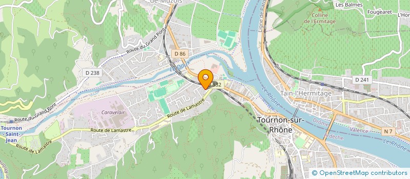 localisation de l'entreprise MONSIEUR JOAN SERVONNAT à TOURNON-SUR-RHONE