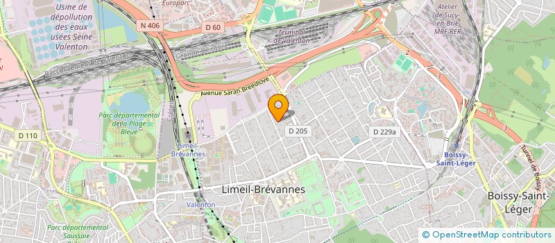 localisation de l'entreprise MONSIEUR JOAN SMITH  LIMEIL-BREVANNES