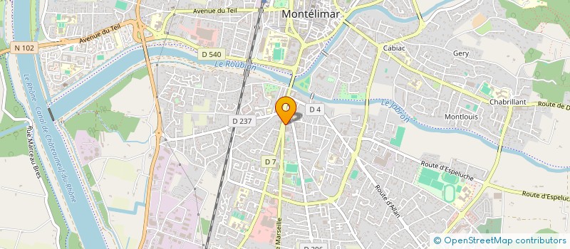 localisation de l'entreprise MONSIEUR JOAN TEYSSIER à MONTELIMAR
