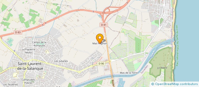 localisation de l'entreprise MONSIEUR JOAN VALLESPI à ST LAURENT DE LA SALANQUE