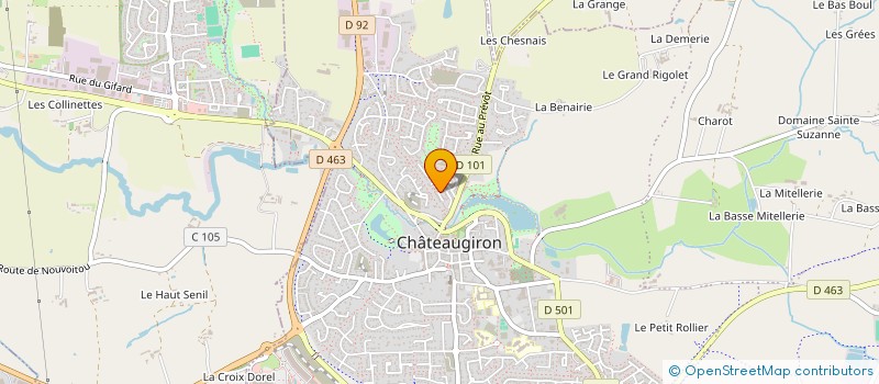 localisation de l'entreprise MONSIEUR JOAN VERRIERE à CHATEAUGIRON