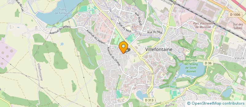 localisation de l'entreprise MONSIEUR JOAN YVOREL  VILLEFONTAINE