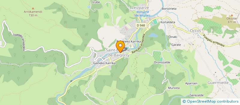 localisation de l'entreprise MONSIEUR JOANES HARITSCHELHAR  SAINT-ETIENNE-DE-BAIGORRY