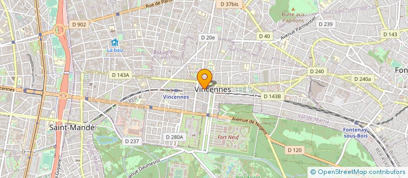 localisation de l'entreprise MONSIEUR JOANICK ALIS à VINCENNES