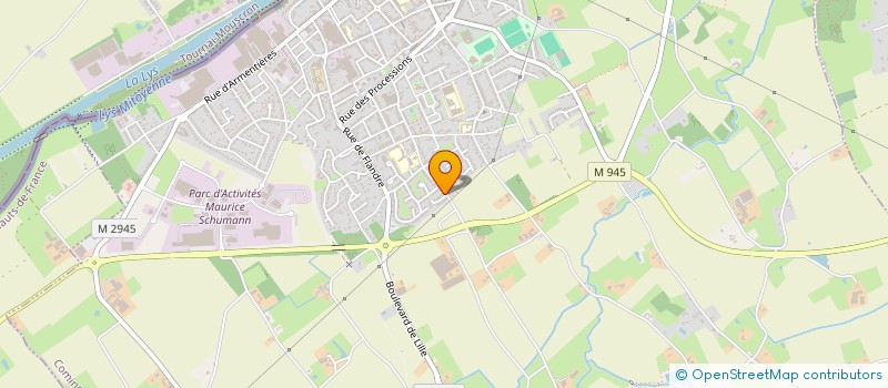 localisation de l'entreprise MONSIEUR JOANICK PIGNON  COMINES