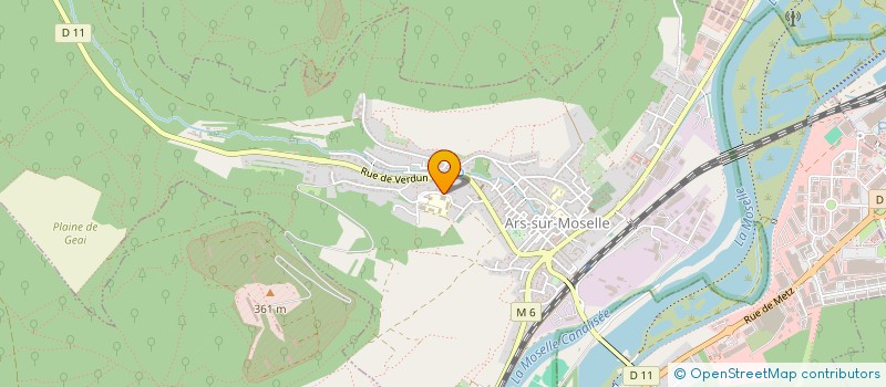 localisation de l'entreprise MONSIEUR JOANIS EXIBARD à ARS-SUR-MOSELLE