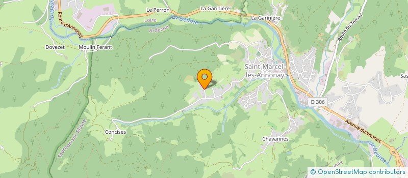 localisation de l'entreprise MONSIEUR JOANIS MENDES à SAINT-MARCEL-LES-ANNONAY