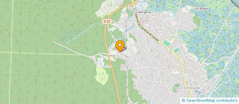 localisation de l'entreprise MONSIEUR JOANITO PERAUX  LA TREMBLADE