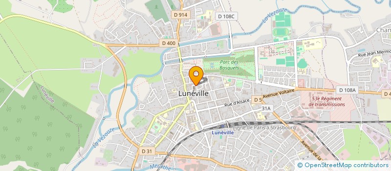 localisation de l'entreprise MONSIEUR JOANITO PETIT  LUNEVILLE