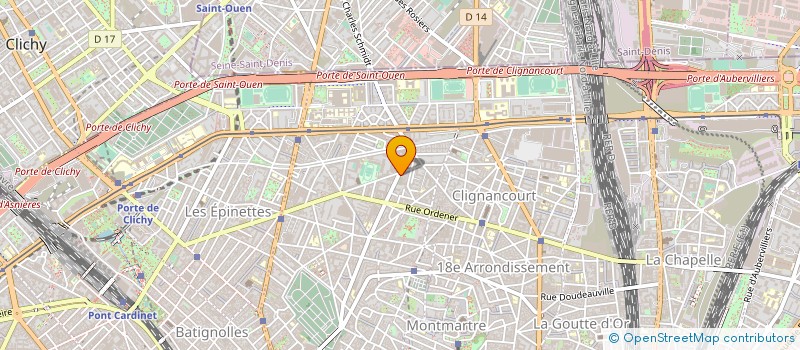 localisation de l'entreprise MONSIEUR JOANN AMELINE  PARIS