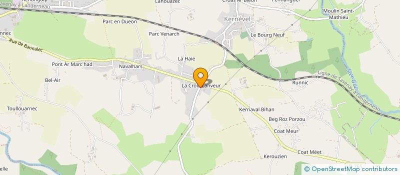 localisation de l'entreprise MONSIEUR JOANN BARBIN  ROSPORDEN