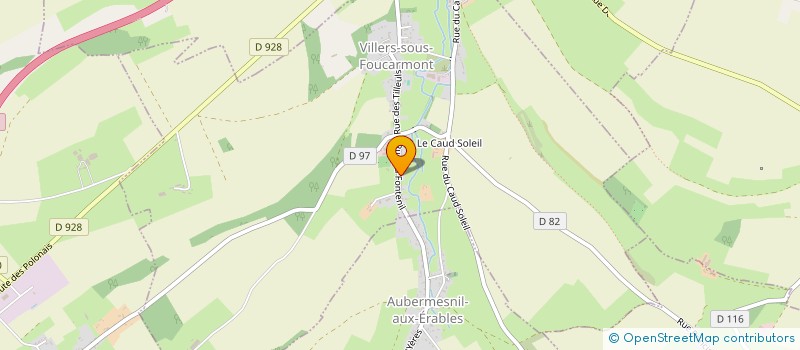 localisation de l'entreprise MONSIEUR JOANNE CORRE  VILLERS-SOUS-FOUCARMONT