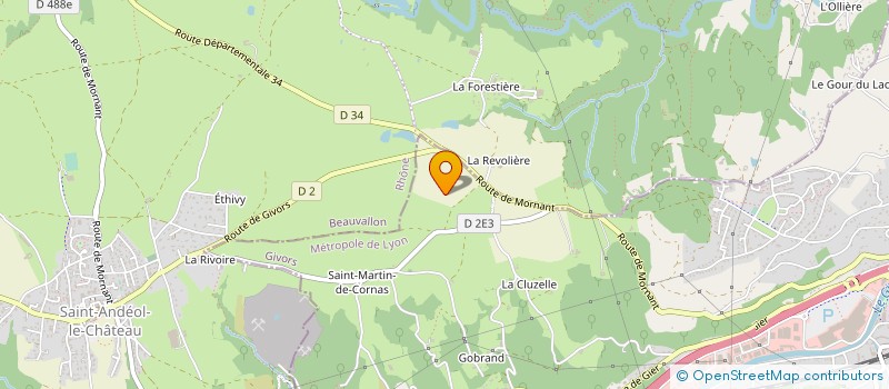 localisation de l'entreprise MONSIEUR JOANNES BAILLY à GIVORS